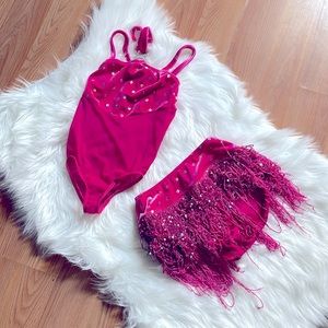 Delirious leotard and fringe skirt from a wish come true 🥰